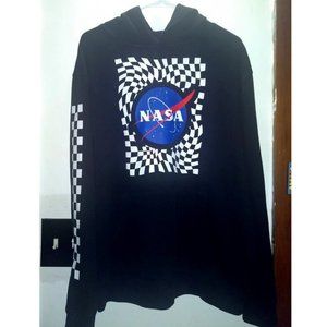 NASA HOODIE- Lg - Comfy hooded sweatshirt sweater